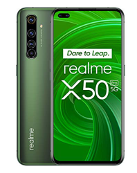realme X50 Pro – Smartphone 5G de 6.44”, 8 GB RAM + 128 GB ROM, procesador OctaCore Qualcomm Snapdragon 865, cuádruple cámara AI 64MP, MicroSD, Moss G en oferta