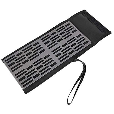 Tiamu Titanio Charcoal BBQ Grill Plate, Parrilla de titanio para exterior, rejilla de horno, rejilla de malla para exterior, carbón de titanio, para c