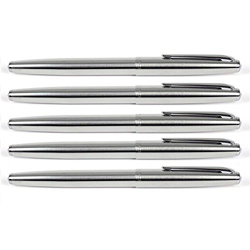 Plumas estilográficas de acero inoxidable Gullor 5 piezas, plumín EF, estilográficas clásicas con convertidores de tinta características