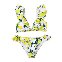 VODMXYGG Bikinis Mujer Impresión Traje de baño Mujer Brasileños Bikinis Conjuntos de Bikini Estampados para Mujer precio