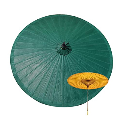 LIUU Bambú Sombrilla Playa 200cm Clásico Sombrilla Jardin Exterior Sombrillas Terraza Hosteleria Impermeables Paraguas De Papel De Aceite para Superme