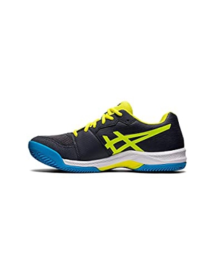 Asics Gel-Padel Pro 4, Indoor Court Shoe Hombre, Carrier Grey/Sour Yuzu, 42.5 EU