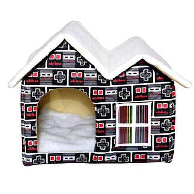 Feichanghao - Caseta para perro o gato, impermeable, interior y exterior, plegable, para mascotas