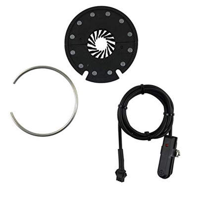 RICETOO Accesorios para Bicicletas eléctricas Pedal KT-D12L 12 imanes Sistema Pas para Bicicletas eléctricas SM/Sensor de Velocidad Auxiliar de Enchuf