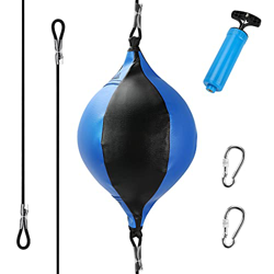 zootop Bola de Velocidad de Boxeo con inflador Gancho de Calabaza Bola de Boxeo de Doble Extremo de Pera para Boxeo Muay Thai Saco de Arena Dodge Saco en oferta