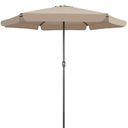 Kingsleeve sombrilla de aluminio 330cm Topo protección UV 50+ con manivela parasol jardín terraza precio