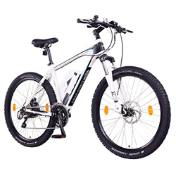 Ncm Prague Plus Bicicleta Eléctrica de Montaña, 250W, Batería 36V 14Ah 504Wh (Blanco 27,5\") precio