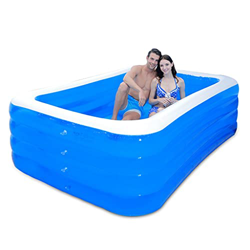 Bañera Inflable Plegable Piscina Grande Piscina Portátil para El Hogar Airbag En Capas Piscina De 4 Capas (Color : Blue, Size : 360 * 190 * 75CM) precio