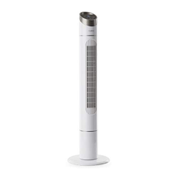 Klarstein Sky High – Ventilador de torre, funcionamiento de bajo consumo: 40W, oscilación de 75°, caudal de 276 m³/h, programable 12 horas, 3 modos, p en oferta