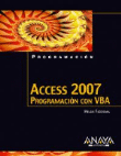 Access 2007. Programación con VBA precio