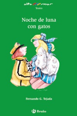 Noche de luna con gatos