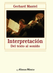 Interpretación. Del texto al sonido características