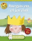 Juegos en el jardin. Pequeña princesa