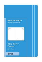 Moleskine agenda 2011 Daily Planner Sky Blue características
