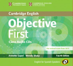 Objective First for Spanish Speakers Class Audio cds (3) 4th Edition precio