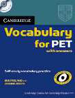 Cambridge Vocabulary for PET with Answers and Audio CD características