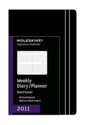 Moleskine agenda 2011 Weekly Planner Vertical