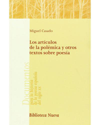 Los artículos de la polémica y otros textos sobre poesía características