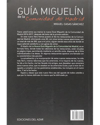 Guía Michelín de la Comunidad de Madrid (2016-2017) características
