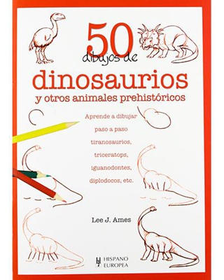50 dibujos de dinosaurios y otros animales prehistóricos