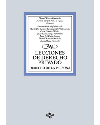 Lecciones de derecho privado. Derecho de la persona (Tomo I, volumen 2)