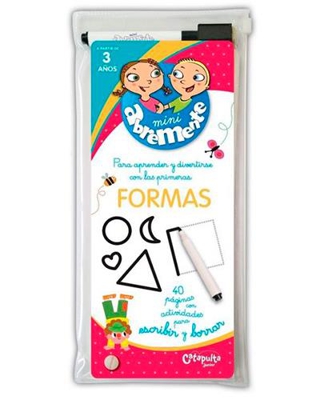 Abremente para escribir y borrar. Formas