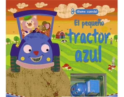 El pequeño tractor azul