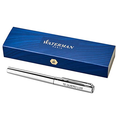 Calle del regalo: Regalo personalizado de pluma Waterman grabada con el texto que tú quieras en estuche