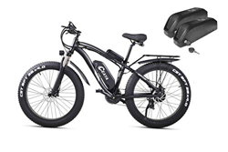 Ceaya Bicicleta Electrica Plegable 20 Pulgadas 1000W 48V batería Dual MTB E-Bike Adulto Hombre Mujer (Negro（batería Dual）) precio