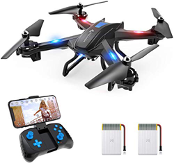SNAPTAIN S5C Drone con Cámara 1080P HD, Dron WiFi FPV por Control Remoto, Control de Voz, Control de Gestos, Quadcopter Helicóptero con Headless Modo, precio