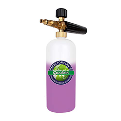 Qooltek Espuma de nieve para lavado de coche con boquilla de espuma ajustable, dispensador de jabón de 1 litro y adaptador de rosca macho para LAVOR y en oferta