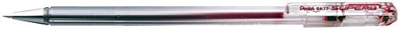 Pentel Superb Ball Pen 0.7mm Red BK77-B - (PK12) NUEVO