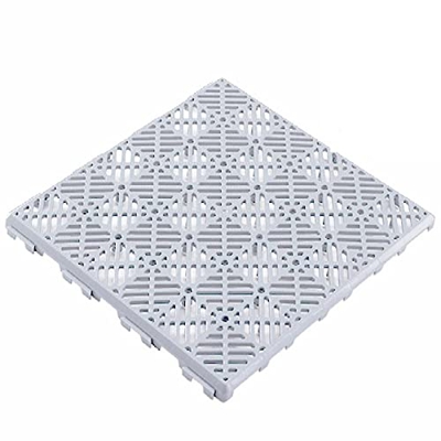 Antihumedades Pack de 100 losetas ventiladas Suelos de terraza, Piscinas, trasteros (30x30cm) - Color a Elegir (Gris Aluminio)