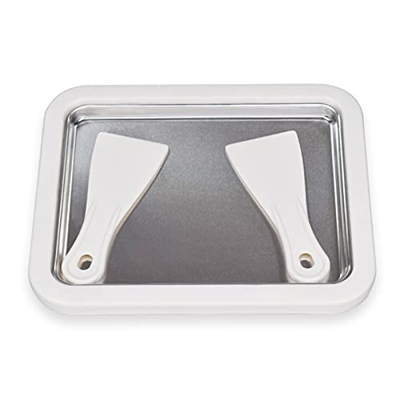 Máquina para Hacer Rollos De Helado, Máquina para Hacer Rollos De Helado con 2 Espátulas Mini Yogures Fritos para Hacer Helados Artesanales Custard Fr