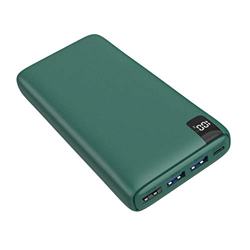 Power Bank 26800mAh A ADDTOP Batería Externa con 4 Puertos USB Cargador Portátil con Pantalla LCD para iPhone, Samsung y más características