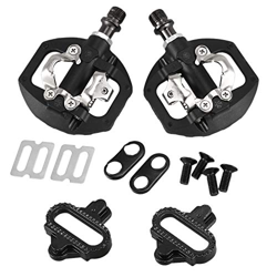 YeBetter Pedal de Bicicleta MTB Bike Autobloqueo SPD Pedal Adaptador de Plataforma de Pedal Sin Clip para SPD Looking Keo System en oferta