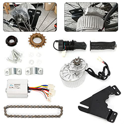 Fetcoi Kit de conversión para bicicletas eléctricas, kit de reequipamiento de bicicleta eléctrica, motor de rueda libre eléctrica con bicicleta eléctr características
