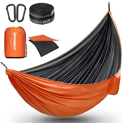 Overmont Hamaca para Dos Capas Dobles Hamaca para Exteriores Hamaca portátil para Acampar Ligera para mochileros Senderismo Viajes Deportivos con Corr características