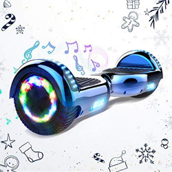 HITWAY 6,5 Pulgadas Hoverboard Patinete Eélctrico Scooter Electrico Hover Scooter Board con Altavoz Bluetooth y Luces LED Flash, Niños precio