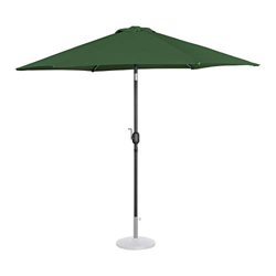 Uniprodo Sombrilla Grande Parasol De Jardín Uni_Umbrella_R270GR (Pantalla Hexagonal De Ø 270 cm con Densidad De 180 g/m2, Inclinable, Color Verde) precio