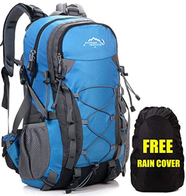 Meisohua Mochila impermeable de 40 L, ligera, para adultos, senderismo, hombre, mujer, exteriores, para escalada, camping, equitación, viajes, ocio, p