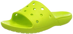 Crocs Classic Slide, Sandalias deslizantes Hombre, Ponche de Lima, 45-46 en oferta