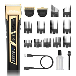 Cortapelos Hombre, Máquina Cortar Pelo Profesional, Recortadora de Cabello Para Hombres Inalámbrico, Recortador Pelo Barba Eléctrica Recargable con 38 en oferta