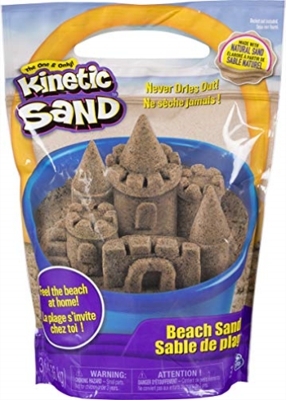 Kinetic Sand 3Lb Brown Beach Sand Bag NUEVO