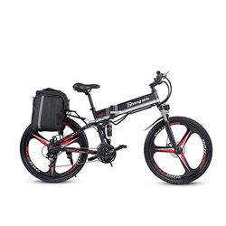 M80 Bicicleta electrica 48V250W S-h-i-m-a-n-o 21 EBike portátil Plegable para desplazamientos y Ocio Suspensión Delantera Delantera Asistente de Pedal en oferta