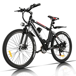 VIVI Bicicleta Eléctrica 350 W, Bicicleta Eléctrica de Montaña con Batería Extraíble 36 V/8Ah, Velocidad Máxima 32 km/h, 21 Velocidades, Kilometraje d precio