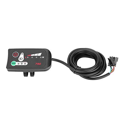 MAGT Pantalla Bicicleta Electrica, 24V 36V 48V Ebike Panel de Control Inteligente Pantalla LCD LED880 Impermeable para Controlador KT(48V)