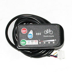 HYLH El último diseño 24V / 36V e-Bike 3-Speed Pas LED Panel de Control/Display Meter-880 para Bicicletas eléctricas Piezas de conversión DIY precio
