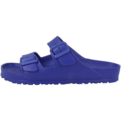 Birkenstock Arizona, Sandalia Hombre, Ultra Blue, 42 EU