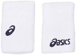 Ver ASICS - Muñequera Doble Ancha, Color Blanco Real, Talla única y sus características ASICS - Muñequera Doble Ancha, Color Blanco Real, Talla única en oferta